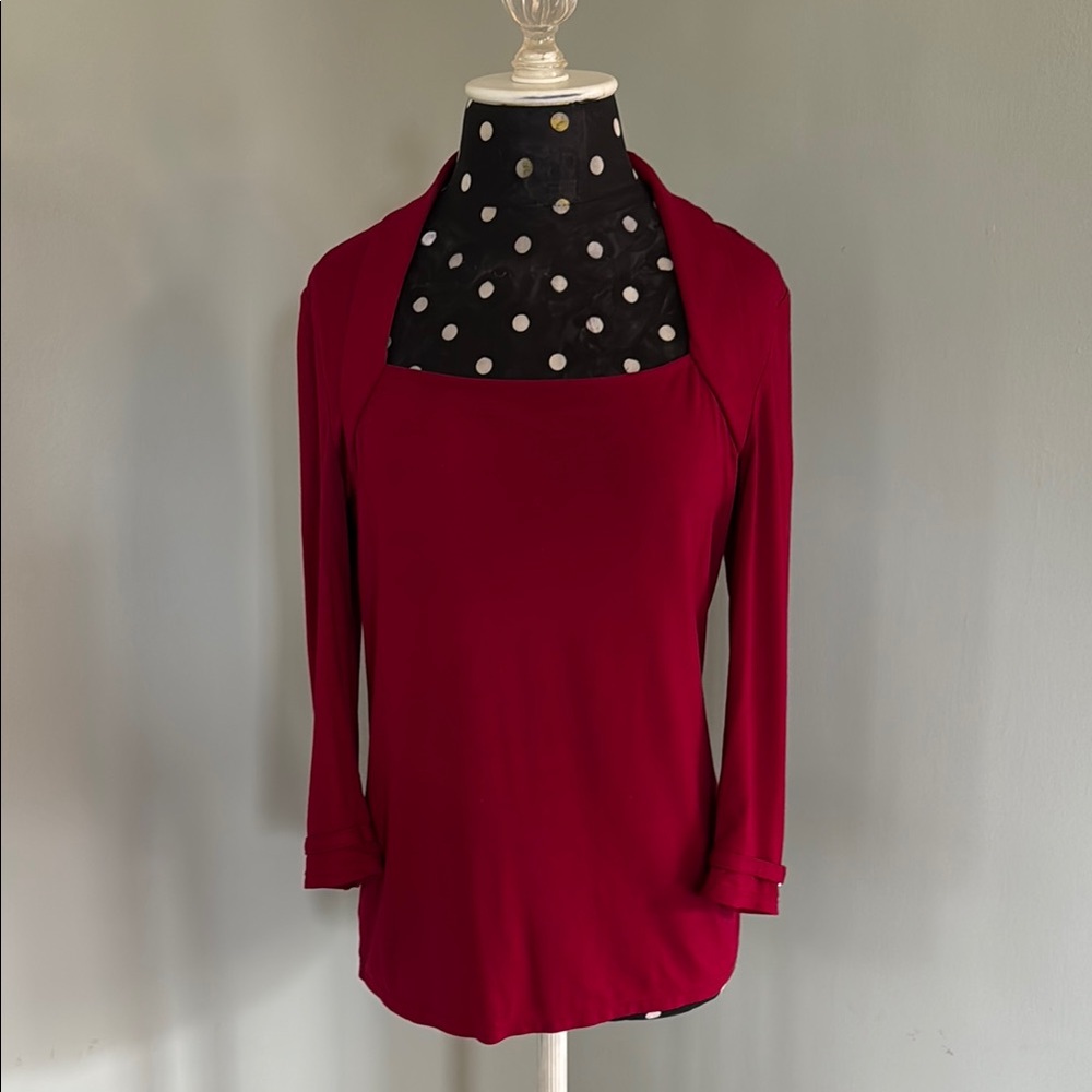 Elegant red Women's Top